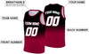 Sjugijo Custom Basketball Jersey, Reversible Stitched & Printed Letter Number Team Uniforms Sports Jerseys Shirts for Men/Boy