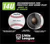 Rawlings | Little League Baseballs | Competition Grade | RLLB1 | Youth/14U | Multiple Count Options